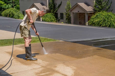 Marina pressure washing