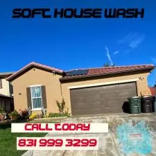 Exterior Soft Wash on Piazza Dr in Salinas, CA 0