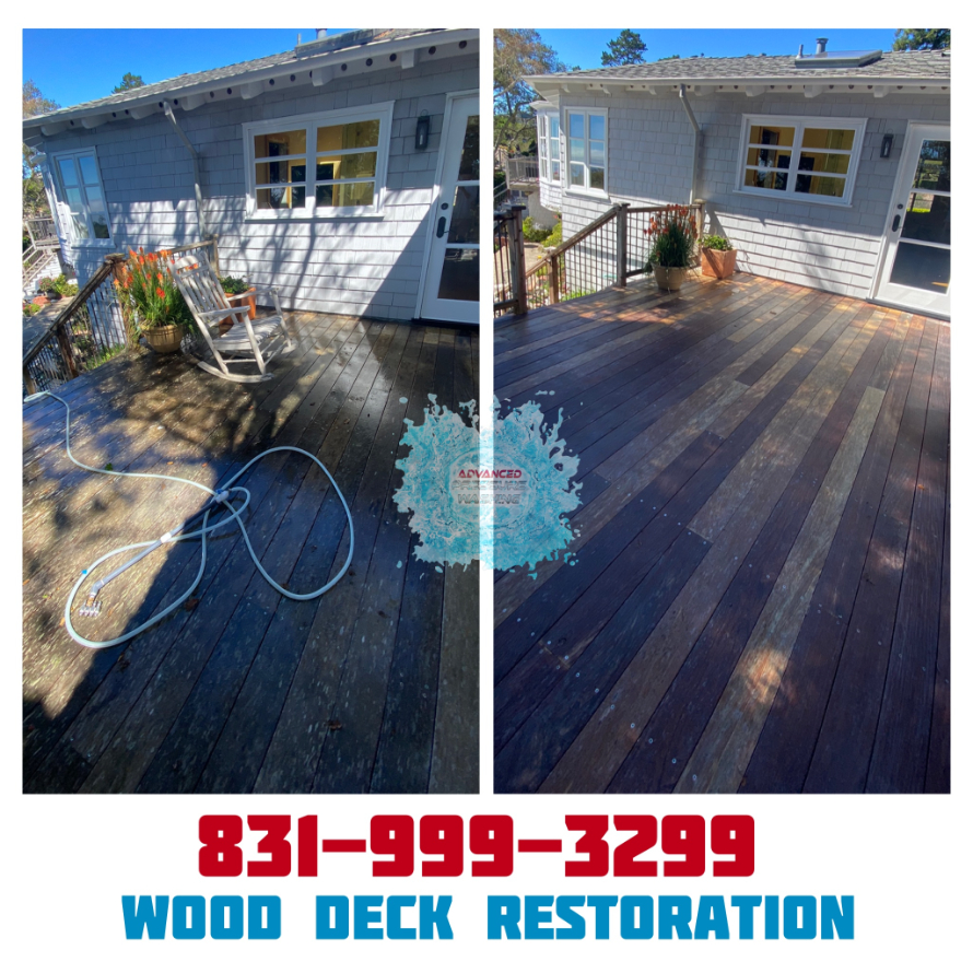 Wood Deck Restoration in Carmel-By-The-Sea, CA